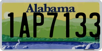 AL license plate 1AP7133