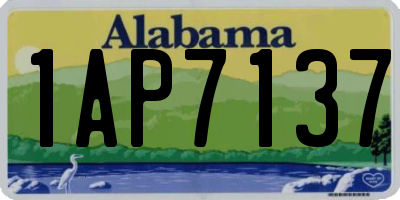 AL license plate 1AP7137