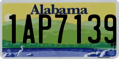 AL license plate 1AP7139