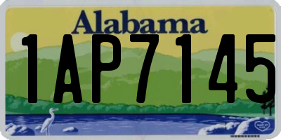 AL license plate 1AP7145