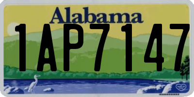 AL license plate 1AP7147
