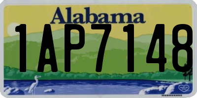 AL license plate 1AP7148