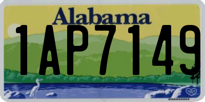 AL license plate 1AP7149