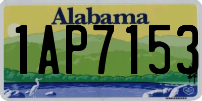 AL license plate 1AP7153