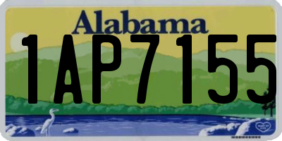 AL license plate 1AP7155