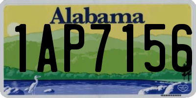 AL license plate 1AP7156