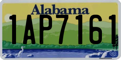 AL license plate 1AP7161