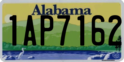 AL license plate 1AP7162