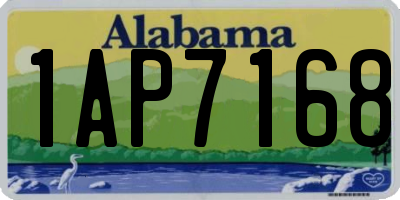 AL license plate 1AP7168