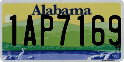 AL license plate 1AP7169