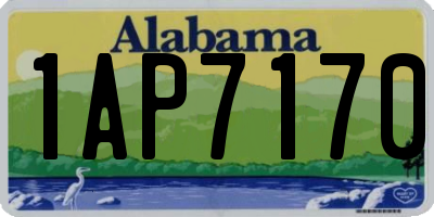 AL license plate 1AP7170
