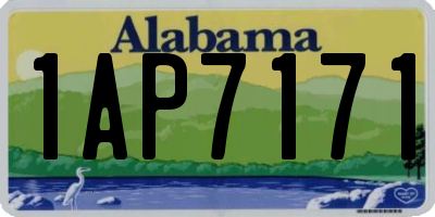 AL license plate 1AP7171