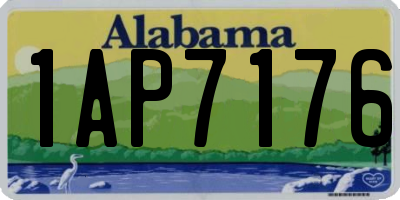 AL license plate 1AP7176