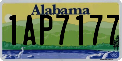 AL license plate 1AP7177