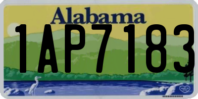 AL license plate 1AP7183