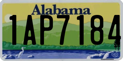 AL license plate 1AP7184