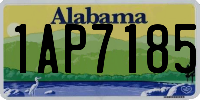 AL license plate 1AP7185