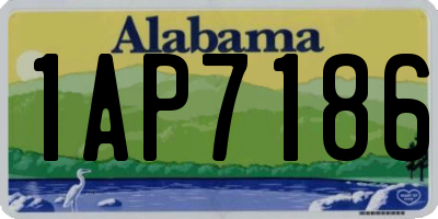 AL license plate 1AP7186