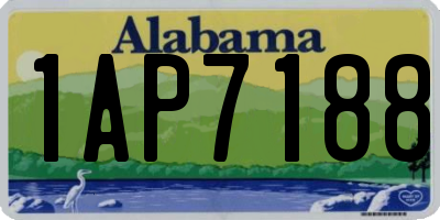 AL license plate 1AP7188