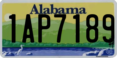 AL license plate 1AP7189