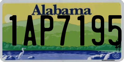 AL license plate 1AP7195