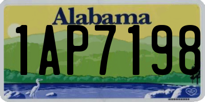 AL license plate 1AP7198