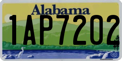 AL license plate 1AP7202