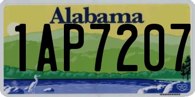 AL license plate 1AP7207