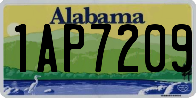 AL license plate 1AP7209