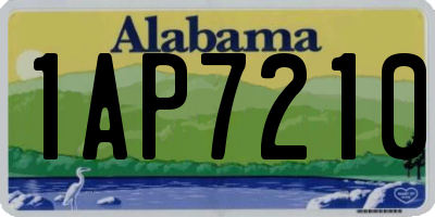 AL license plate 1AP7210
