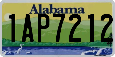 AL license plate 1AP7212