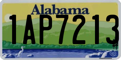 AL license plate 1AP7213
