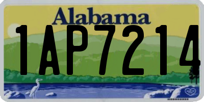 AL license plate 1AP7214