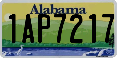 AL license plate 1AP7217