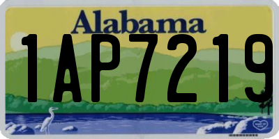 AL license plate 1AP7219