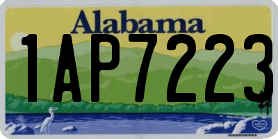 AL license plate 1AP7223