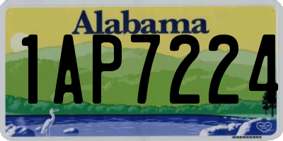 AL license plate 1AP7224