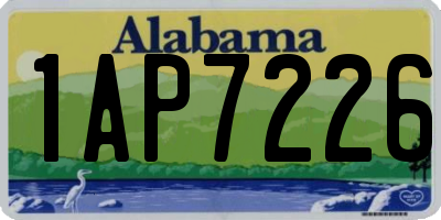 AL license plate 1AP7226