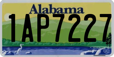 AL license plate 1AP7227