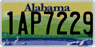 AL license plate 1AP7229