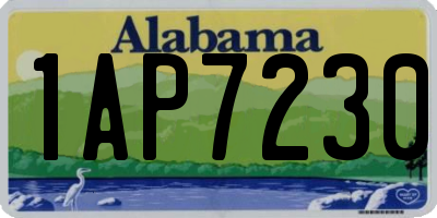 AL license plate 1AP7230