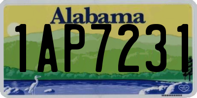 AL license plate 1AP7231