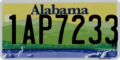AL license plate 1AP7233