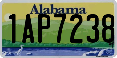AL license plate 1AP7238