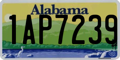 AL license plate 1AP7239