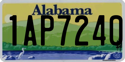 AL license plate 1AP7240