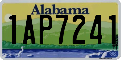 AL license plate 1AP7241