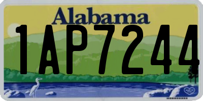 AL license plate 1AP7244