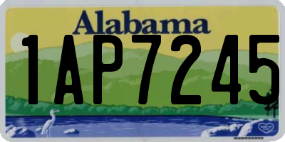 AL license plate 1AP7245