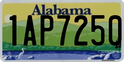 AL license plate 1AP7250